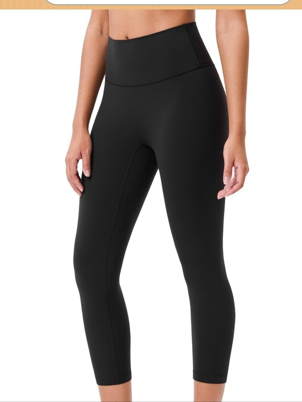 Colorfulkoala Leggings Capri Length Black Women's Small NWOT. No front seam.